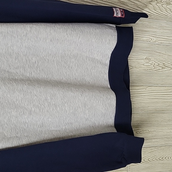 NFL Team Apparel New England Patriots Gray and Blue Hoodie Size Large NWT - Picture 10 of 14